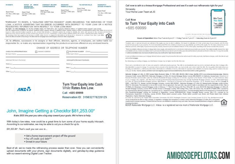Extrato de hipoteca bancária do Samoa ANZ Bank em formatos Word e PDF 3 4 amostra